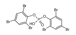 bis(2,4,6-tribromophenyl) hydrogen phosphate结构式