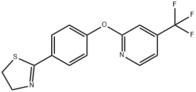 pyridine, 2-[4-(4,5-dihydro-2-thiazolyl)phenoxy]-4-(trifluoromethyl)-结构式