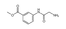 Benzoic acid, 3-[(aminoacetyl)amino]-, methyl ester (9CI) Structure