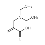 2-(diethylaminomethyl)prop-2-enoic acid结构式