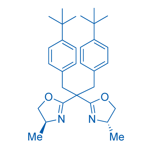 (4S,4'S)-2,2'-(1,3-双(4-(叔丁基)苯基)丙烷-2,2-二基)双(4-甲基-4,5-二氢恶唑)图片