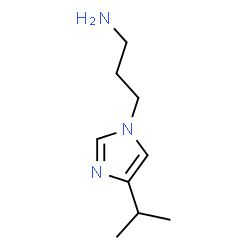 1H-Imidazole-1-propanamine,4-(1-methylethyl)-(9CI) Structure