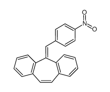 5-(4-nitrobenzylidene)-5H-dibenzo[a,d]cycloheptene结构式