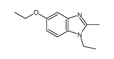 1H-Benzimidazole,5-ethoxy-1-ethyl-2-methyl-(9CI) Structure