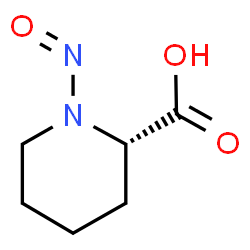 (2S)-1-Nitroso-2-piperidinecarboxylic acid结构式
