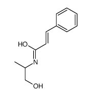 N-(2-Hydroxy-1-methylethyl)-3-phenylpropenamide structure