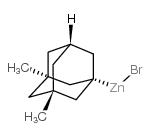 3,5-dimethyl-1-adamantylzinc bromide structure