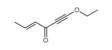 1-ethoxy-hex-4-en-1-yn-3-one Structure