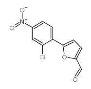 5-(2-chloro-4-nitro-phenyl)-furan-2-carbaldehyde structure