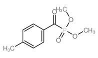 dimethoxyphosphoryl-(4-methylphenyl)methanone结构式