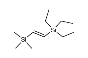 1-triethylsilyl-2-trimethylsilylethene Structure