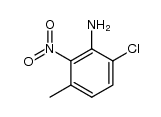 6-chloro-3-methyl-2-nitro-aniline Structure