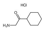Ethanone, 2-amino-1-cyclohexyl-, hydrochloride (1:1) Structure