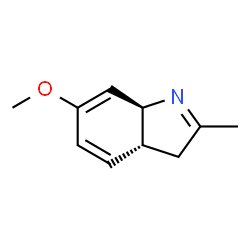 3H-Indole,3a,7a-dihydro-6-methoxy-2-methyl-,(3aR,7aS)-rel-(9CI) Structure