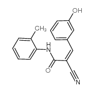 2-cyano-3-(3-hydroxyphenyl)-N-(2-methylphenyl)prop-2-enamide Structure