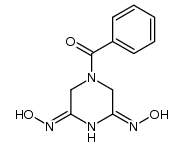 [3,5-Di(hydroxyimino)piperazino]phenyl ketone结构式