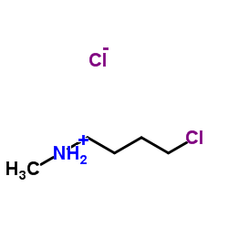4-Chloro-N-methyl-1-butanaminium chloride Structure