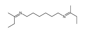 N,N'-Bis(1-methylpropylidene)-1,6-hexanediamine Structure