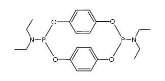 cyclobis(1,4-phenylene-4,4'-diyl diethylphosphoramidite) Structure