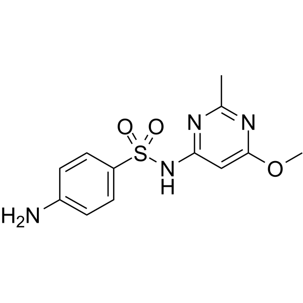 磺胺托嘧啶结构式