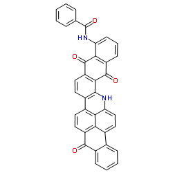 N-(5,10,15,16-tetrahydro-5,10,15-trioxoanthra[2,1,9-mna]naphth[2,3-h]acridin-11-yl)benzamide Structure