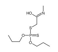 2-dipropoxyphosphinothioylsulfanyl-N-methyl-acetamide structure