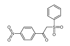 2-(benzenesulfonyl)-1-(4-nitrophenyl)ethanone结构式