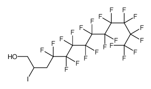 4,4,5,5,6,6,7,7,8,8,9,9,10,10,11,11,12,12,13,13,13-henicosafluoro-2-iodotridecan-1-ol Structure