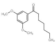1-(3,5-Dimethoxyphenyl)heptan-1-one Structure