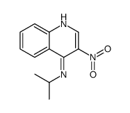 3-nitro-N-propan-2-ylquinolin-4-amine Structure