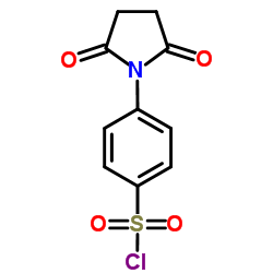 4-(2,5-Dioxopyrrolidin-1-yl)benzene-1-sulfonyl chloride Structure