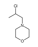 4-(2-chloro-propyl)-morpholine结构式