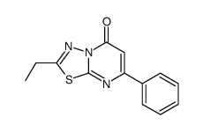 2-ethyl-7-phenyl-[1,3,4]thiadiazolo[3,2-a]pyrimidin-5-one Structure