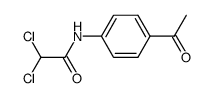 p-(Dichloracetamido)-acetophenon Structure