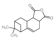 7,7-dimethyl-3a,4,6,7,8,9,9a,9b-octahydro-6,8-methanonaphtho[1,2-c]furan-1,3-dione结构式
