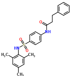 N-[4-(Mesitylsulfamoyl)phenyl]-3-phenylpropanamide Structure