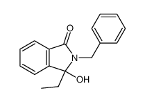 2-benzyl-3-ethyl-3-hydroxyisoindolin-1-one Structure