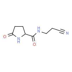 2-Pyrrolidinecarboxamide,N-(2-cyanoethyl)-5-oxo-(9CI) picture