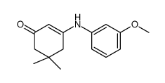 3-(3-methoxyanilino)-5,5-dimethylcyclohex-2-en-1-one Structure