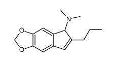 2-n-Propyl-3-dimethylamino-5,6-methylenedioxyindene structure
