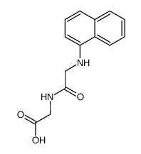 N-(α-Naphthyl)glycin结构式