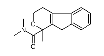 N,N,1-trimethyl-4,9-dihydro-3H-indeno[2,1-c]pyran-1-carboxamide Structure