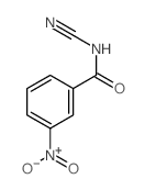 N-cyano-3-nitro-benzamide结构式