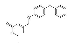 ethyl (E)-4-(4-benzylphenoxy)-3-methylbut-2-enoate Structure