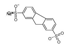 sodium,9H-fluorene-2,7-disulfonate结构式