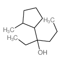 3-(2-methylcyclopentyl)hexan-3-ol结构式