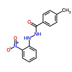 4-Methyl-N'-(2-nitrophenyl)benzohydrazide结构式