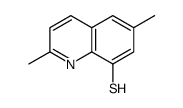 2,6-dimethylquinoline-8-thiol Structure