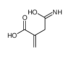 4-amino-2-methylidene-4-oxobutanoic acid结构式