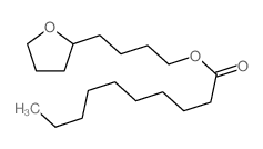 Decanoic acid,4-(tetrahydro-2-furanyl)butyl ester结构式